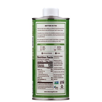 La Tourangelle Sear and Sizzle Avocado Oil - 25.4oz