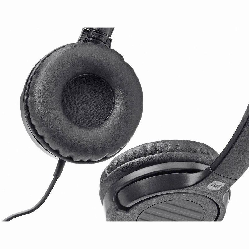 Monoprice Hi-Fi Lightweight On-Ear Headphones With In-Line Play/Pause Controls And Built-In Microphone, 4 of 6