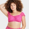 Women's Lace Off the Shoulder Bralette - Colsie™ - image 4 of 4