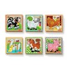 Melissa & Doug Farm Wooden Cube Puzzle With Storage Tray - 6 Puzzles in 1 (16 Blocks) - 4 of 4