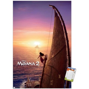 Trends International Disney Moana 2 - Teaser One Sheet Unframed Wall Poster Prints - 1 of 4