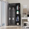 Metal Lockers for Employees 6 Doors, Office and Industrial Storage Cabinet, Suitable for Home, Office, Gym, School - 2 of 4