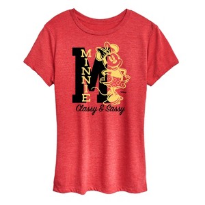Women's - Disney - Minnie Mouse Short Sleeve Graphic T-Shirt - 1 of 4