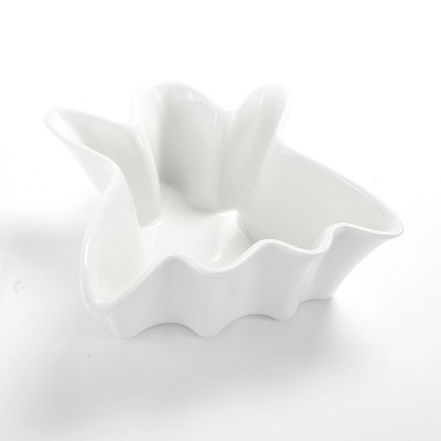 Lakeside Ghostly Shaped Accent Serving or Salad Bowl for Halloween and Autumn