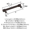 Amerock Faircrest Pull for Cabinets, Drawers, and Furniture - 4 of 4