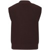 Women's Button Detail Sweater Vest - LASCANA - Brown Solid 4/6 - 4 of 4