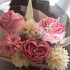 Glow Grace Decorative Flower Candle Gift Box Set, Scented Wax Roses with Gold Chain Handle, Pink Basket - 4 of 4
