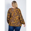 Avenue Women's Plus Size Bridget Lace Detail Blouse - 3 of 4