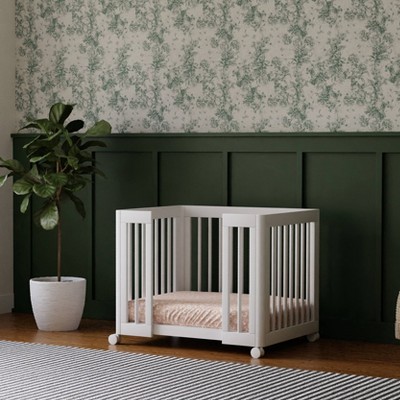 Yuzu White Pine 8-in-1 Convertible Crib with Conversion Kits