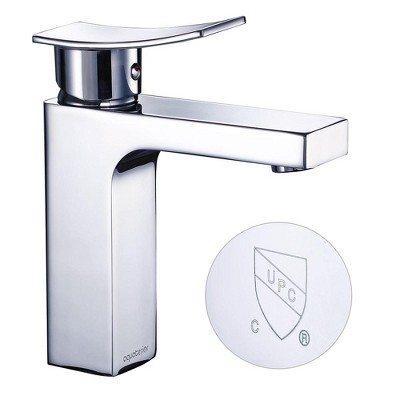 Aquaterior Modern 1 Hole Bathroom Faucet Vanity Sink Wash Basin DIY Kitchen CHR Chrome