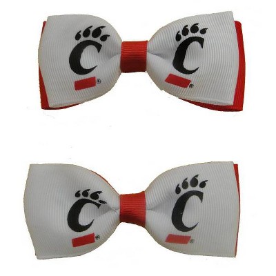 NCAA Cincinnati Bearcats Hair Bow 2pk