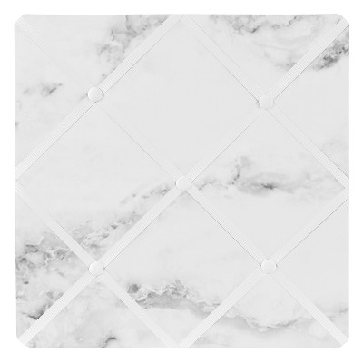 Marble Photo Memo Board (13x13) Black & White - Sweet Jojo Designs