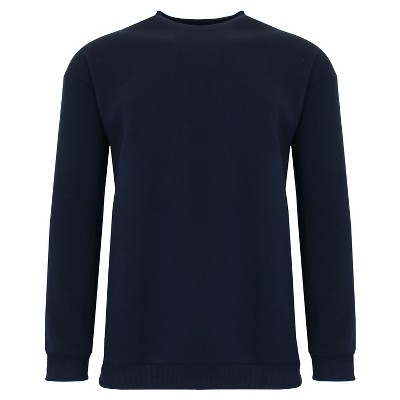 Galaxy By Harvic Men's Crew Neck Fleece-Lined Pullover Sweatshirt
