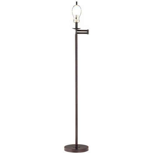 Regency Hill Modern Swing Arm Floor, Bronze Floor Lamp Base