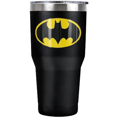 Batman Classic Logo Steel Tumbler 30oz Coffee Travel Mug