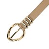 INSPIRE CHIC Women's Fashion PU Leather Skinny Thin Belts with Gold Buckle 1 Pc - 2 of 4