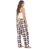 Casual Nights Women's Flannel Pajama Sleep Pants, Super Soft Plaid Pjs Bottoms - 4 of 4