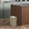 KTMBDW Bathroom Trash Can with Lid, 10 Liter/ 2.6 Gallon Garbage Can, Small Trash Bin Waste Basket with Pop-Up Lid for Kitchen, Bedroom, Living Room - 3 of 4