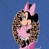 Women's - Disney - Minnie Mouse Leopard Print Silhouette Short Sleeve Graphic T-Shirt - 2 of 4