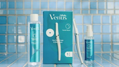 Venus for Facial Hair & Skin Care Exfoliating Dermaplaning Razor +
