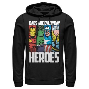 Men's Marvel Dads are Everyday Heroes Pull Over Hoodie - 1 of 4