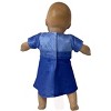 Doll Clothes Superstore Blue Sparkle Dress Fits 14-16 Inch Baby Dolls - 4 of 4