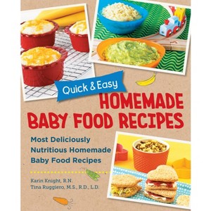 Quick and Easy Homemade Baby Food Recipes - by  Karin Knight & Tina Ruggiero (Paperback) - 1 of 1