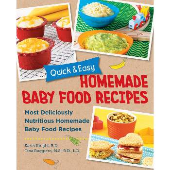 Quick and Easy Homemade Baby Food Recipes - by  Karin Knight & Tina Ruggiero (Paperback)