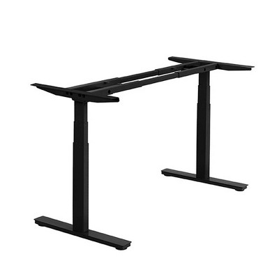 Premium Height Adjustable Standing Desk Dual Motor DIY Frame Black - Autonomous