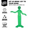 Joyfy 9 FT Tall Halloween Inflatable Giant Alien Decoration with Built-in LEDs for Halloween Indoor Outdoor Yard Garden Lawn Holiday Party Decoration - 3 of 4