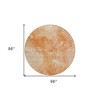 Salmon Peach And Ivory Nautical Washable Indoor Outdoor Area Rug - 3 of 4
