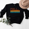 Simply Sage Market Women's Graphic Sweatshirt Retro Fall Stripes - 2 of 2