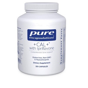 Pure Encapsulations +Cal+ with Ipriflavon - Mineral, Vitamin, and Herbal Supplement to Promote Skeletal Strength - 1 of 4