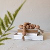 Bead Garland Terracotta & Jute by Foreside Home & Garden - 3 of 4