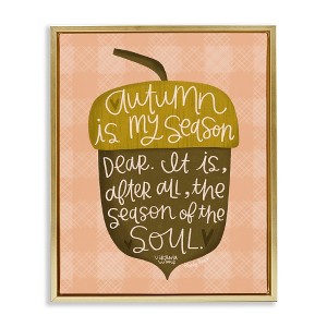 Stupell Industries Autumn Season Of My Soul Floating Frame Canvas Art - 1 of 4