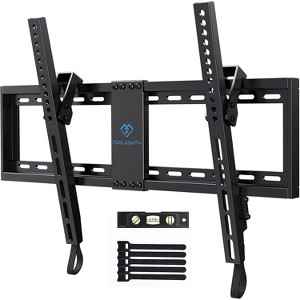 UL Listed TV Mount for 37-82" TVs, Universal Tilt Wall Mount, Fits 16"-24" Wood Studs, Supports Up to 132 lbs, Max VESA 600x400mm - 1 of 4