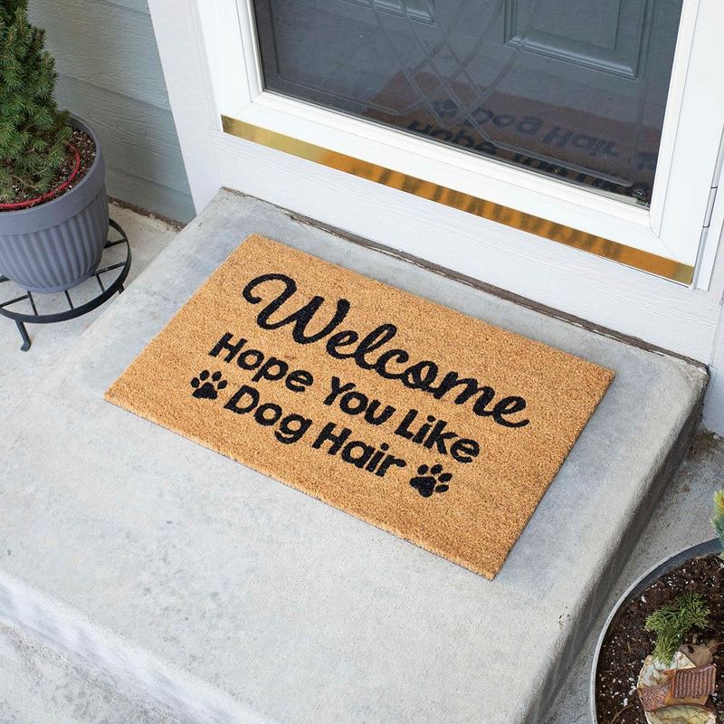 BirdRock Home Dog Hair Coir Front Door & Entry Doormat - 18" x 30", 3 of 8