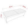 Storage Ottoman Bench With Storage,56.7 Inch Flip Cover Large Storage Bench Foot Rest, Bear 300 Pounds Footstool - 4 of 4
