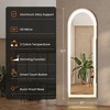 3-Color LED Illuminated Full-Length Mirror, Floor Standing Illuminated Mirror with Bracket - 4 of 4