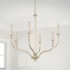 Capital Lighting Breigh 6 - Light Chandelier in  Brushed Champagne - 3 of 3