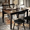Merrick Lane Wooden Dining Table with Tapered Legs - 4 of 4