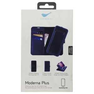 StrongNFree Moderna Plus Series 2-in-1 Wallet Case for Galaxy S10 - Black - 1 of 1