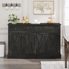 Bella Depot 55.12''W Sideboard with Two Drawers and Four Doors - 2 of 4
