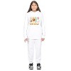 Everyday Kids “Boo Crew” Halloween Pullover Hoodie – Cute Ghosts and Pumpkins – Cozy Fall Sweatshirt for Girls, White - 2 of 3