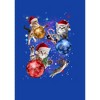 Men's Lost Gods Xmas Cats in Space T-Shirt - 2 of 4