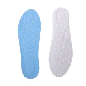 Unique Bargains 6D Height Increase Shoe Inserts Fit Shoe White Blue 1 Pair - 1 of 4