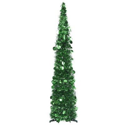 vidaXL Pop-up Artificial Christmas Tree Green 4 ft PET