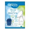 Dr. Brown's Silicone One-Piece Breast Pump with Anti-Colic Options Bottle and Travel Bag - 4oz - 2 of 4