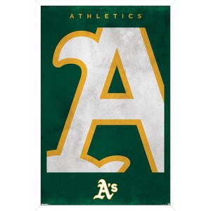 Trends International MLB Oakland Athletics - Logo 25 Framed Wall Poster Prints - 1 of 4