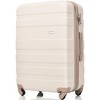 3 Piece ABS Hardside Luggage Set, 360° Spinner Wheels, TSA Lock, 24" And 28" Expandable, Lightweight Suitcases - 2 of 4